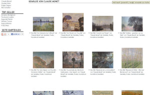 Kunstdrucke von Claude Monet bei Kunstbilder-Galerie.de